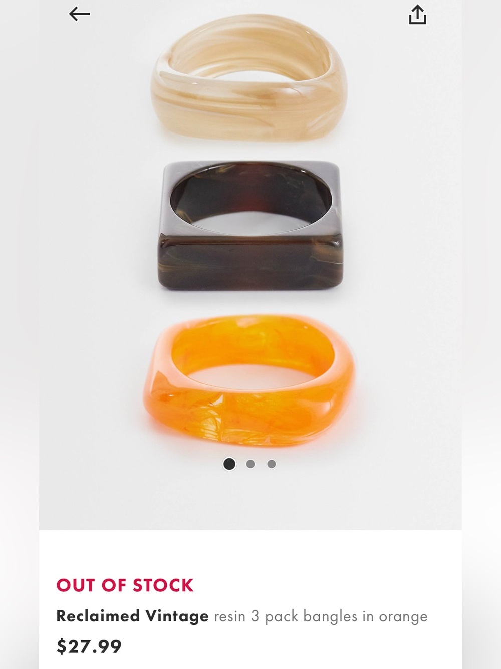 Reclaimed Vintage Resin Bangles